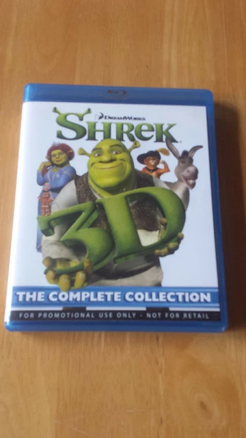 DREAMWORKS SHREK 3D Three Disc Collection Promotional Blu-ray £19.28 ...