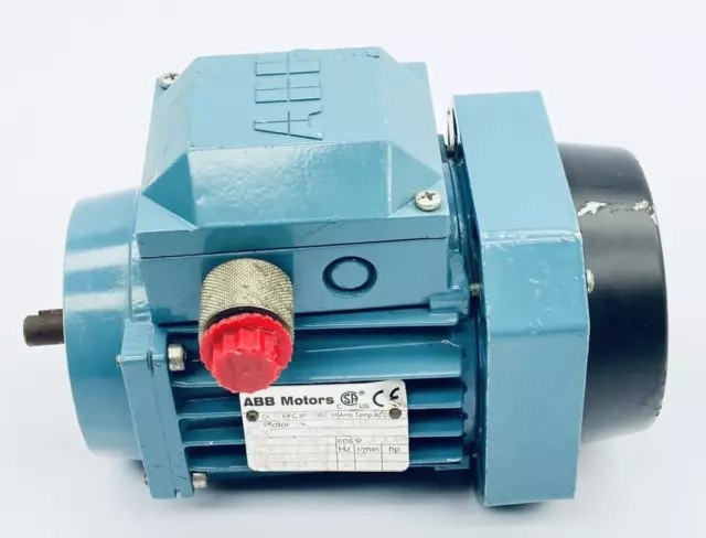 ABB MOTORS M2VA63B-4 AC ELECTRIC MOTOR .70/1.20A 440/480V 50/60Hz .25/.30HP