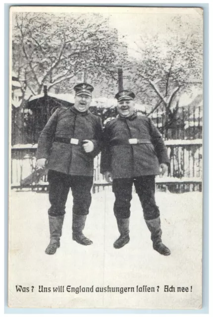 1916 Exterior Starving Soldier Humor St. Paul Minnesota Vintage Antique Postcard