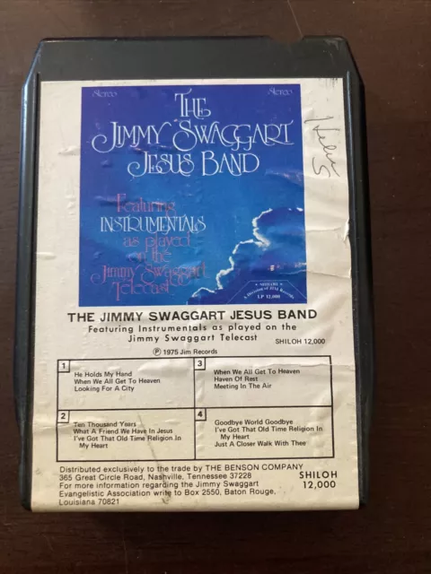 JIMMY SWAGGART The Jesus Band 8-Track Tape 1975