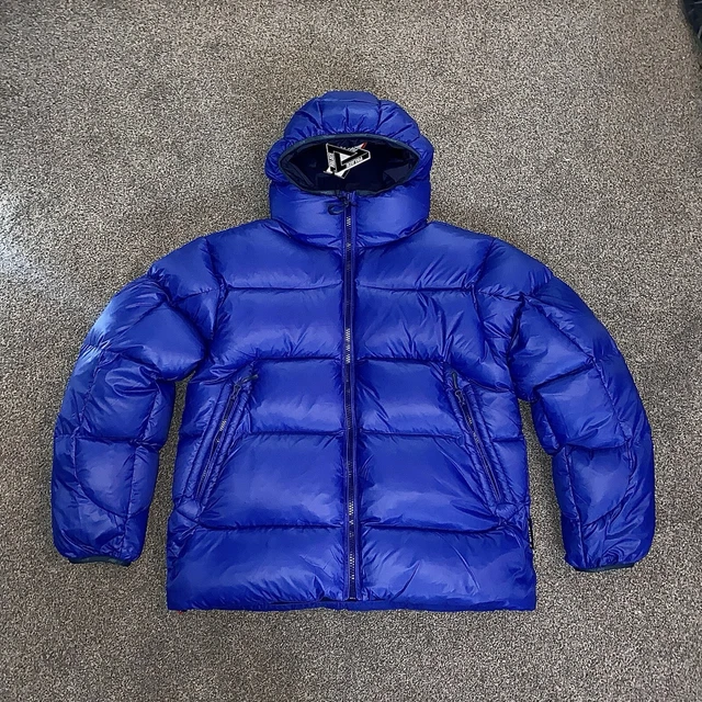 PALACE PERTEX OPAQUE Balaclava Puffa Jacket Deep Ultra Blue-Size 