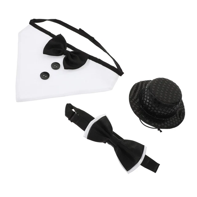 1 Set Kostüm Hund Krawatte Haustier Formalen Zubehör Hochzeit Party Anzug