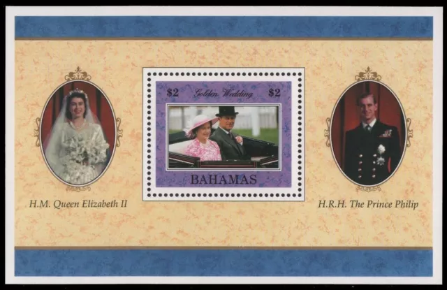 Bahamas 1997 - Mi-Nr. Block 86 ** - MNH - Goldene Hochzeit