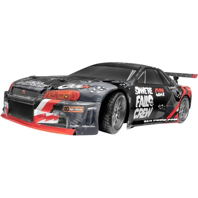 HPI Racing E10 Drift Nissan Skyline R34 GT-R brushed 1:10 Auto RC électrique