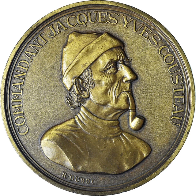 Médaille commémorative du commandant Jacques Yves Cousteau - En