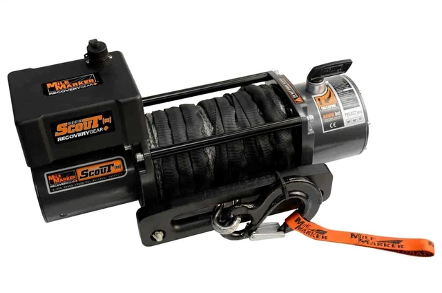 Mile Marker 77-53141W SEC8 Scout Electric Winch Waterproof Rated Line Pull: 8000
