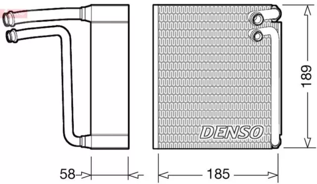 Verdampfer Klimaanlage Denso Dev09025 für Fiat Ford Abarth 500 + Panda + 03->