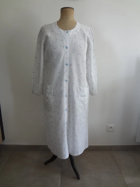 Chemise De Nuit Vintage Helios En Nylon Plissé Rose - Taille 44, Parfaite Pour Nuits Douces