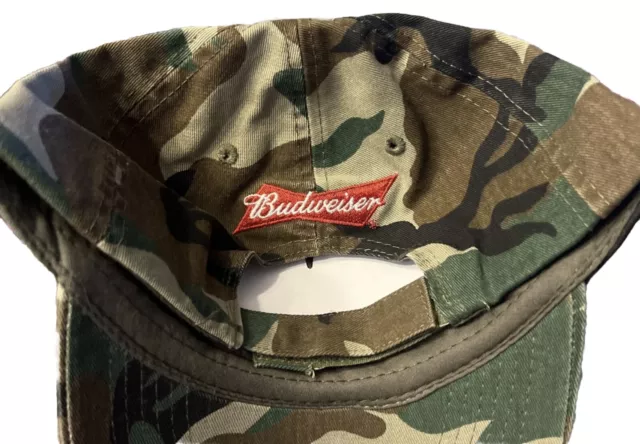 NEW YORK YANKEES Camouflage Baseball Cap Hat Budweiser Beer SGA $18.00 ...