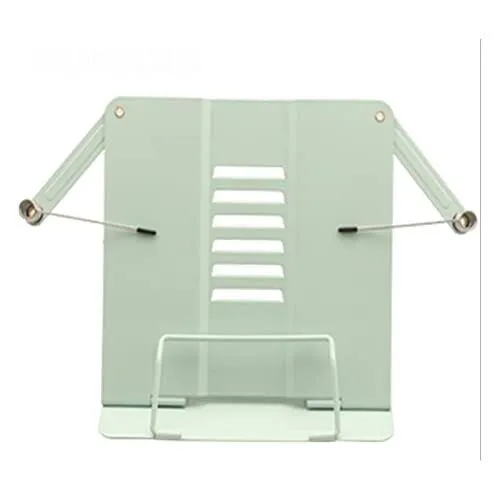Metal Book Stand Holders For Office & Reading Color Green