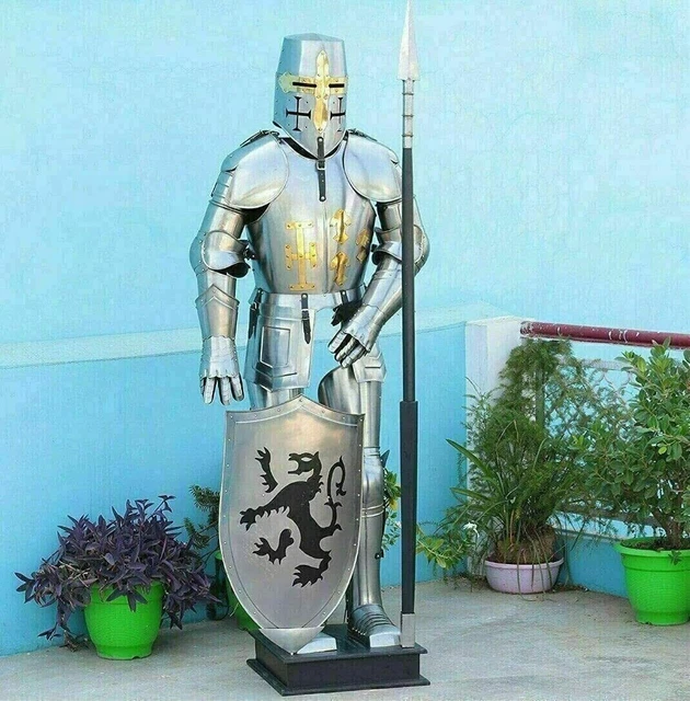 MEDIEVAL FULL BODY Armor Suit Knight Wearable Helmet Costume LARP ...