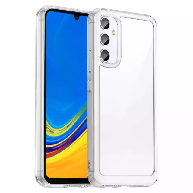 Funda Protectora transparente con borde resistente para Galaxy A54 5G