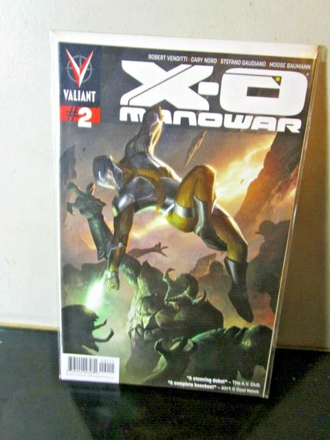X-O Manowar #2 Cover A First Printing VALIANT COMICS ENTERTAINMENT 2012 BAGGED B