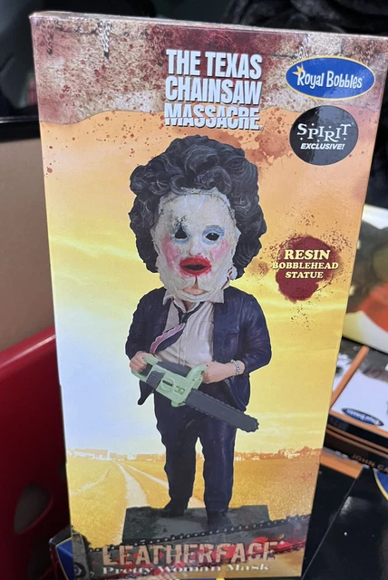 Royal Bobbles Texas Chainsaw Massacre Leatherface Bobblehead Spirit Exclusive