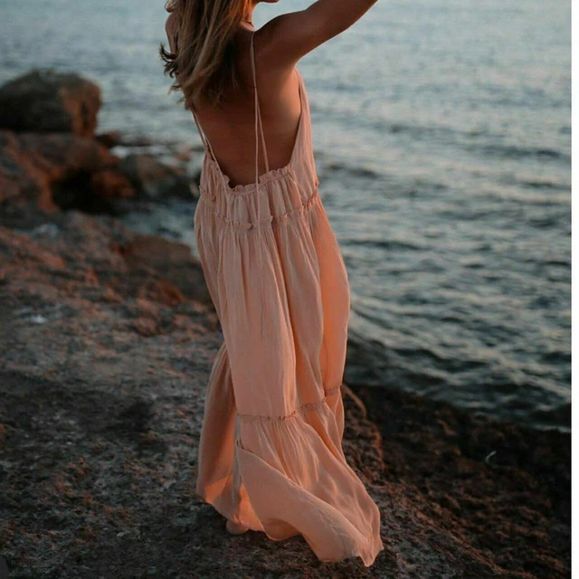 ZARA HALTER NECK Long Dress With Ruffles Size M Bnwt Zara 5107/113 19.99 - PicClick UK ZARA HALTER NECK Long Dress With Ruffles Size M Bnwt Zara 5107/113 19.99 - PicClick UK