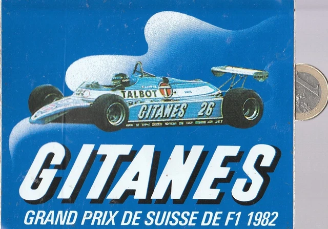 ADESIVO GITANES JEANS STICKER AUTOCOLLANT VINTAGE 80s ORIGINAL EUR 9,90