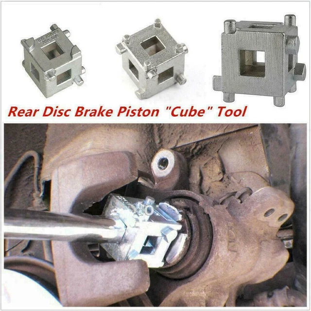 Car Rear Disc Brake Piston Caliper Wind Back Cube Tool Ratchet tools Drive K3B4
