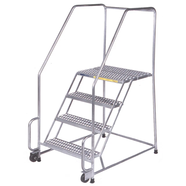 Ballymore Rolling Ladder Overall Height 73 in Steps 4 Cap 450 lb