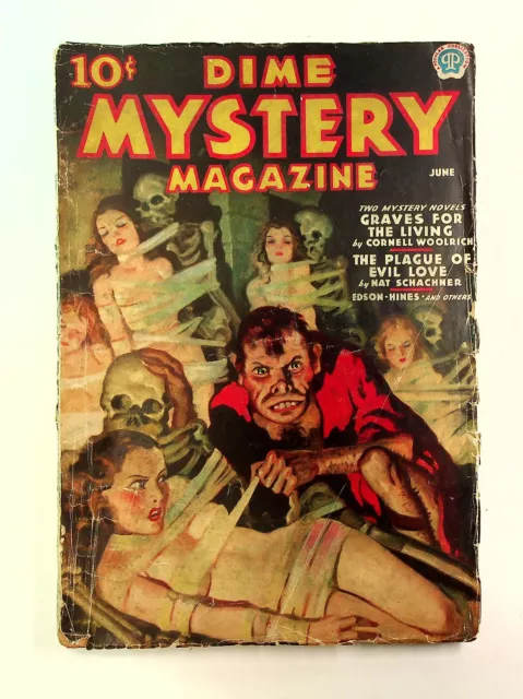 Dime Mystery Magazine Pulp Jun 1937 Vol. 14 #3 FR