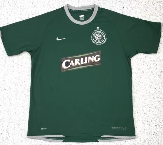 Authentic Celtic Lisbon Lions 2007 Away Football Shirt Xl Adult (Very Good)