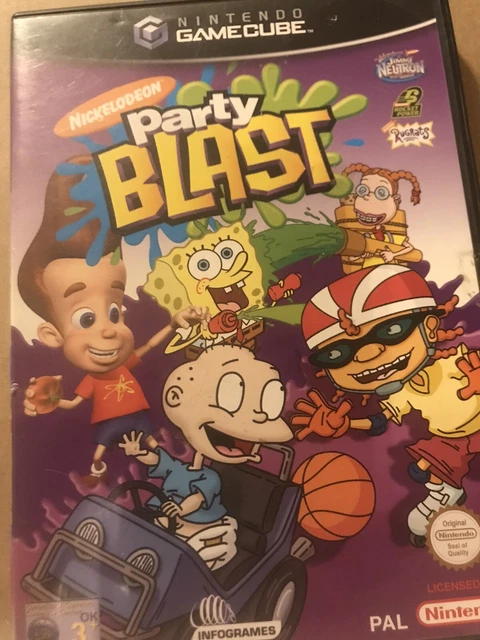 NICKELODEON PARTY BLAST Gamecube Video Game.EXTREMELY RARE. Collectors ...