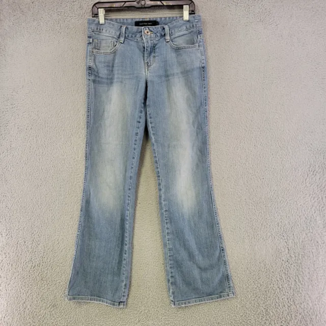 Calvin Klein Jeans Womens 6 Blue Bootcut Medium Wash Denim Low Rise Casual