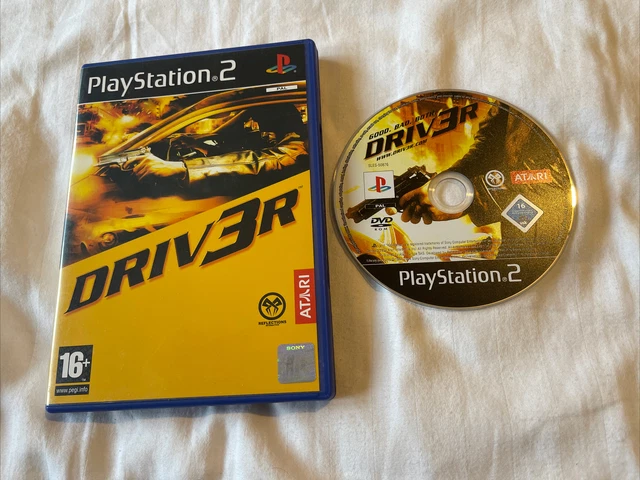 PS2 Driver Complete With Manual Sony Atari Genuine UK PAL VGC