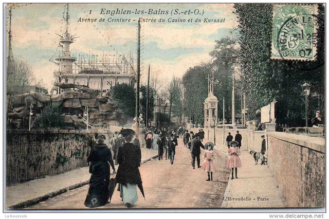 95 ENGHEIN LES BAINS - entree du casino et kursaal