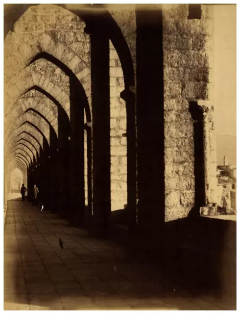 Italie, Assisi Vintage albumen print,  Tirage albuminé  26x20  Circa 1880