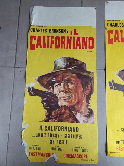 IL CALIFORNIANO Charles Bronson Locandina Cinema Poster