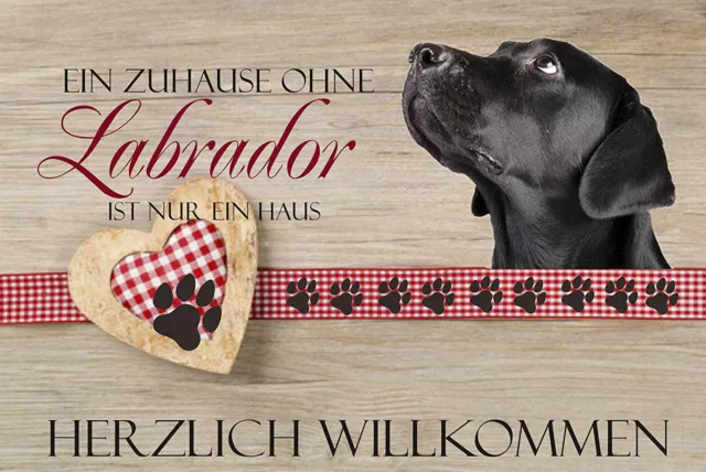 Fussmatte " Ein Zuhause ohne Labrador ist nur ein Haus "