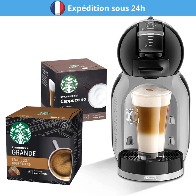 Machine À Café À Dosettes 1450W Cafetière Pour Expresso DOLCE GUSTO Plus Noir
