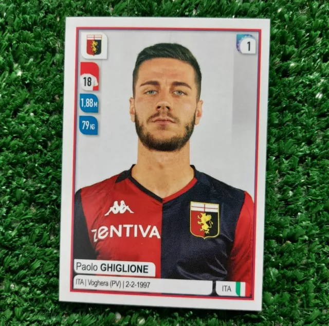 FIGURINA CALCIATORI PANINI 2019/20 GENOA n°160 GHIGLIONE ALBUM 2020 ⚽️