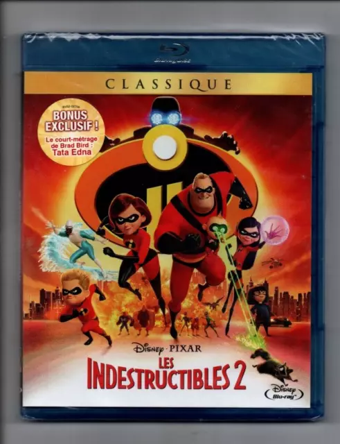 Disney Pixar les indestructibles 2 blu ray neuf sous blister