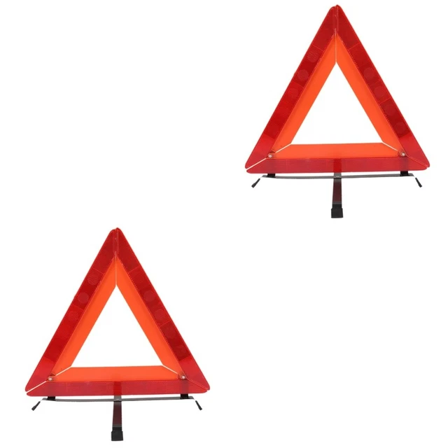 Treppiede 2 pezzi triangolo riflettente segno segnale stop