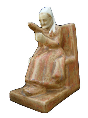 Statuette bretonne de Locronan HB Quimper Bouvier vers 1930 