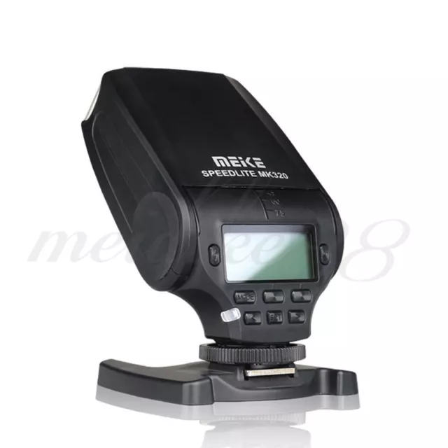 MeiKe MK-320S Mini TTL Speedlite Automatic Flash For Sony Cameras A7 A7II A6300 3