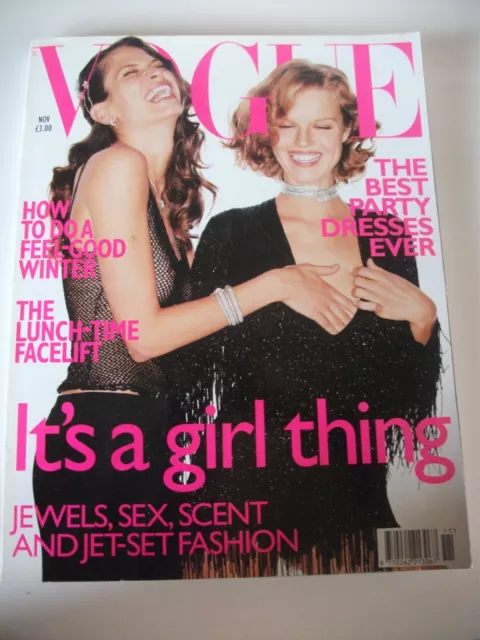 VOGUE Magazine: November 1999 - Frankie Rayder & Eva Herzigová