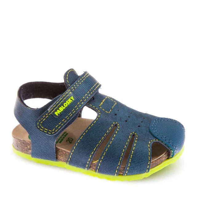 CANGREJERA AZUL Vaquero de Pablosky Ni o Sandalia Bebe Boy