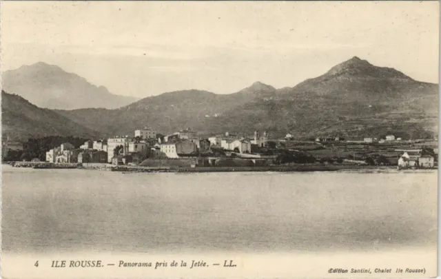 CPA Ile Rousse - Panorama pris de la Jetee CORSICA - CORSE (1083968)