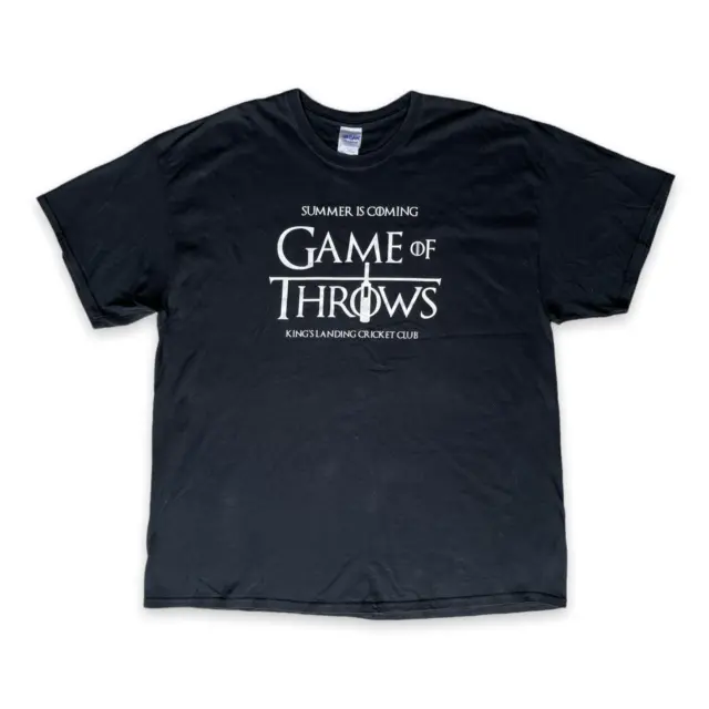 Funny T-Shirt Game Of Thrones Parody Cricket Gildan Ultra Cotton Tee Size 2XL
