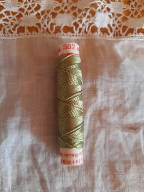 Bobine fil de soie - Guterman - cordonnet DOMO- 8m. Col.582  Ancienne mercerie