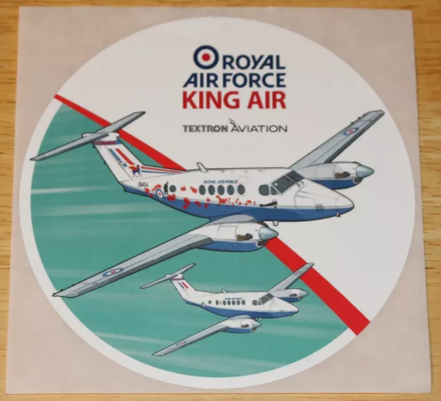 RAF Royal Air Force Beech 200 Super King Air Sticker