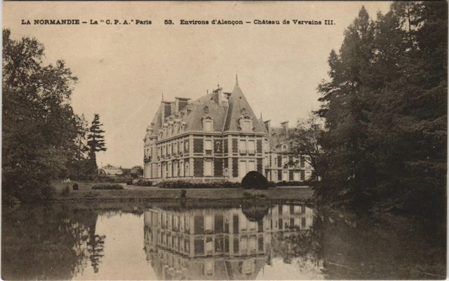 CPA La Normandie approx. d'Alencon Chateau de Vervaine (151255)