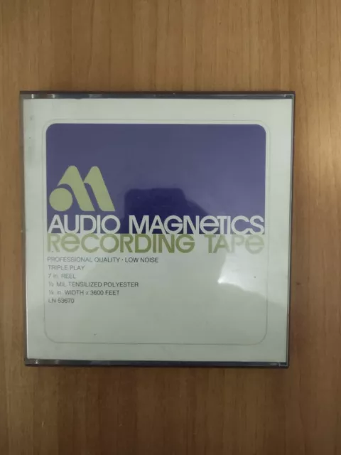 AUDIO MAGNETICS LN 31870 7 Inch 18 Cm Reel To Reel R2R Recording