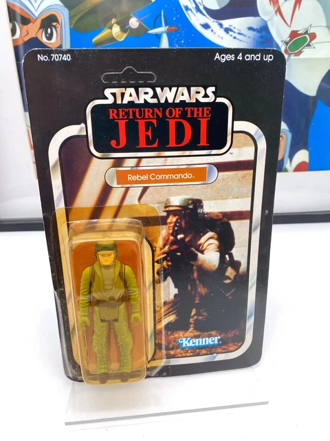 REBEL COMMANDO ROTJ Kenner 1983 65back unpunched [open
