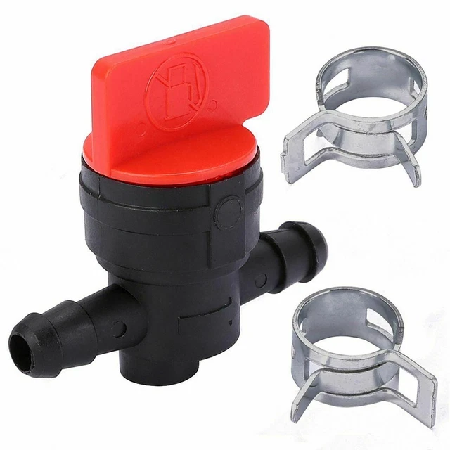 Klemme Benzinhahn Diesel für 6-8mm Gartenschlauch Absperrventil Werkzeug Universal