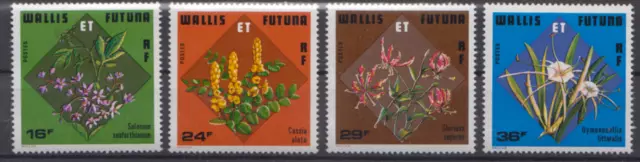 Wallis Et Futuna 1978 Flowers Set Mnh Top76