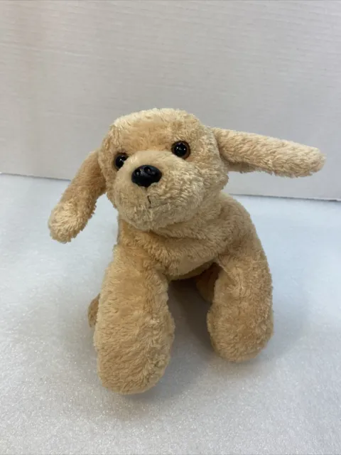 Aurora World Inc Puppy Dog Plush Golden Yellow Lab Stuffed Animal 12" Super Soft