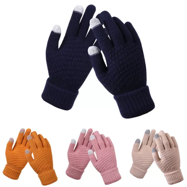 Men Women Winter Thermal Windproof Waterproof Gloves Touch Screen Warm Mitten